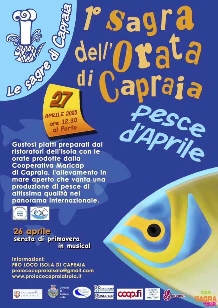 Manifesto Sagra dell’orata - Capraia Isola