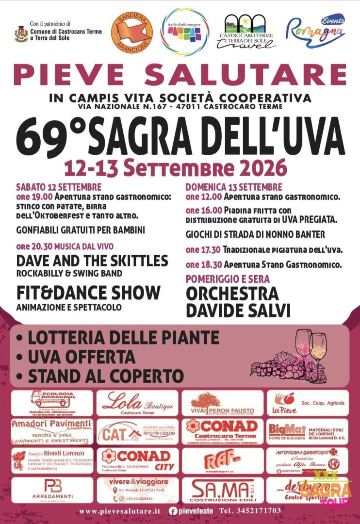 locandina sagra dell’uva pieve salutare