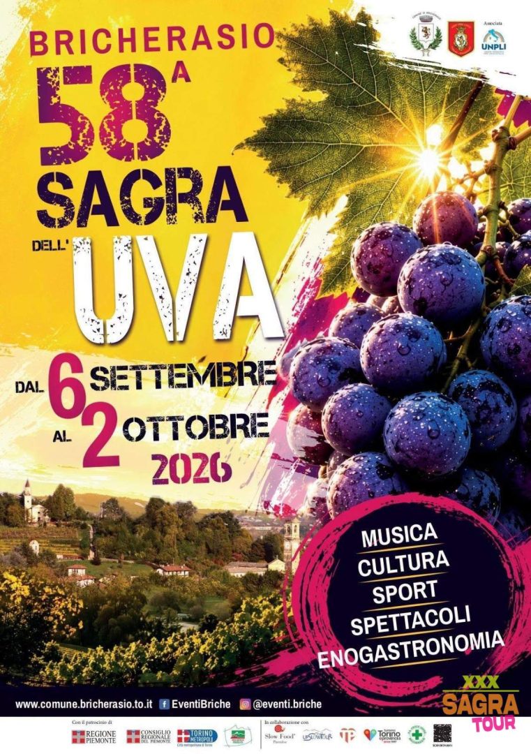 locandina sagra dell’uva bricherasio