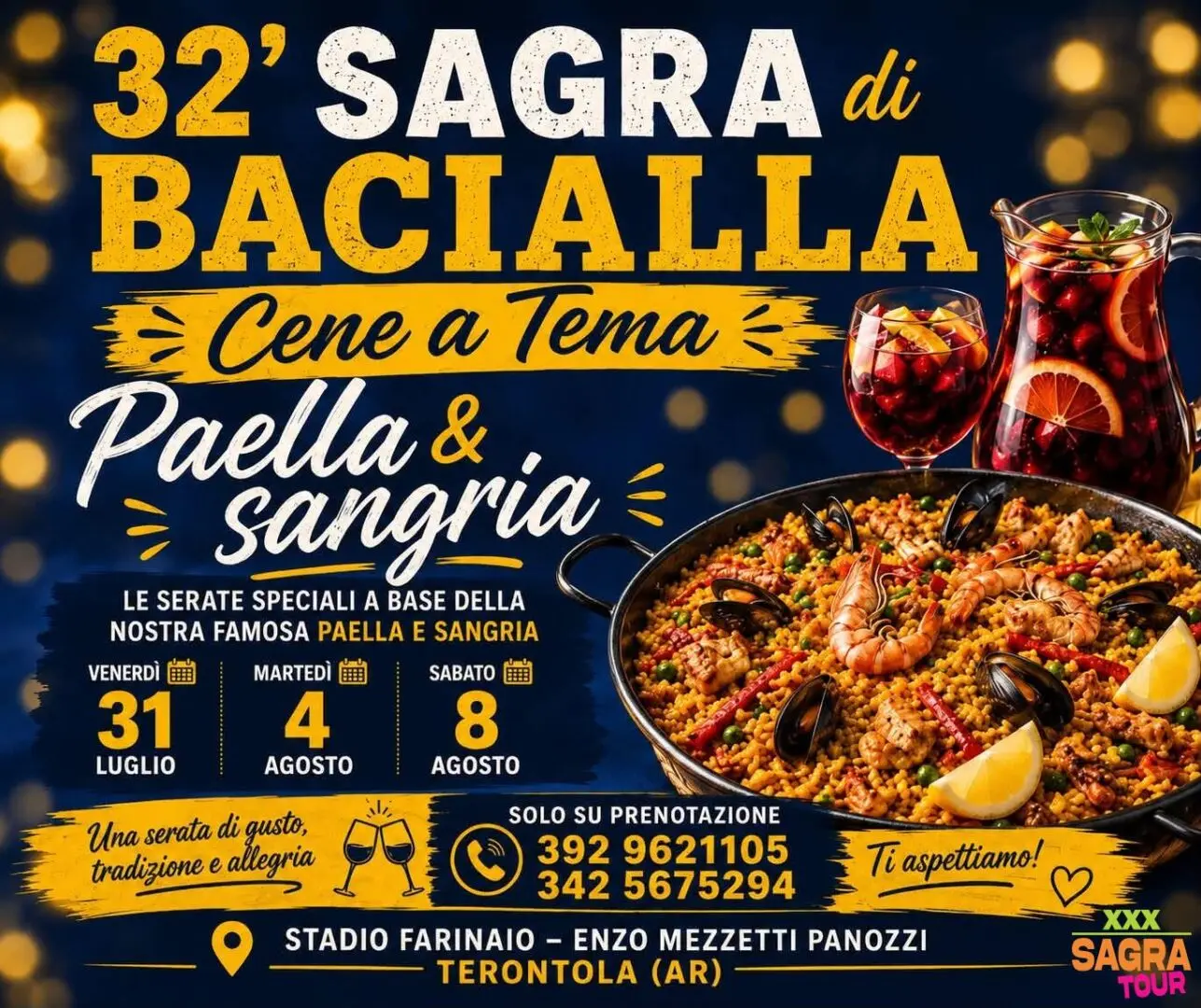 locandina sagra di bacialla terontola