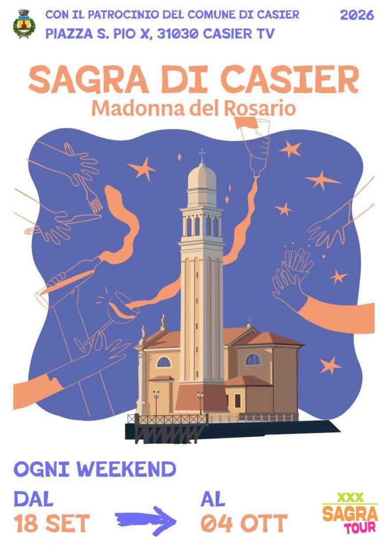 locandina sagra di casier – madonna del rosario casier
