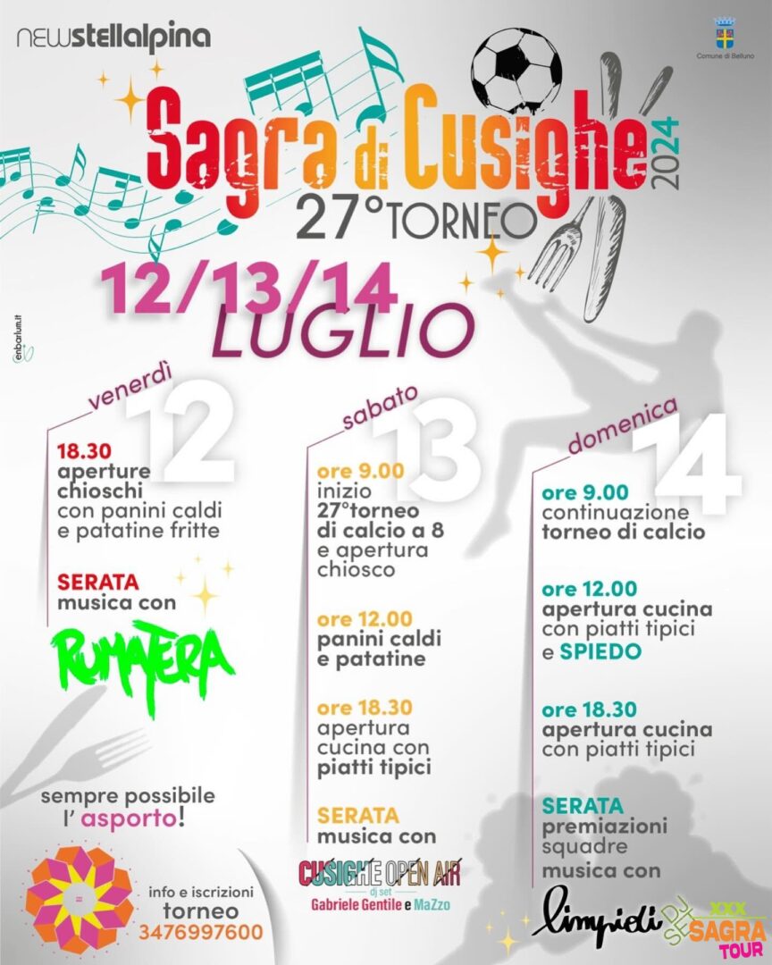 locandina sagra di cusighe cusighe