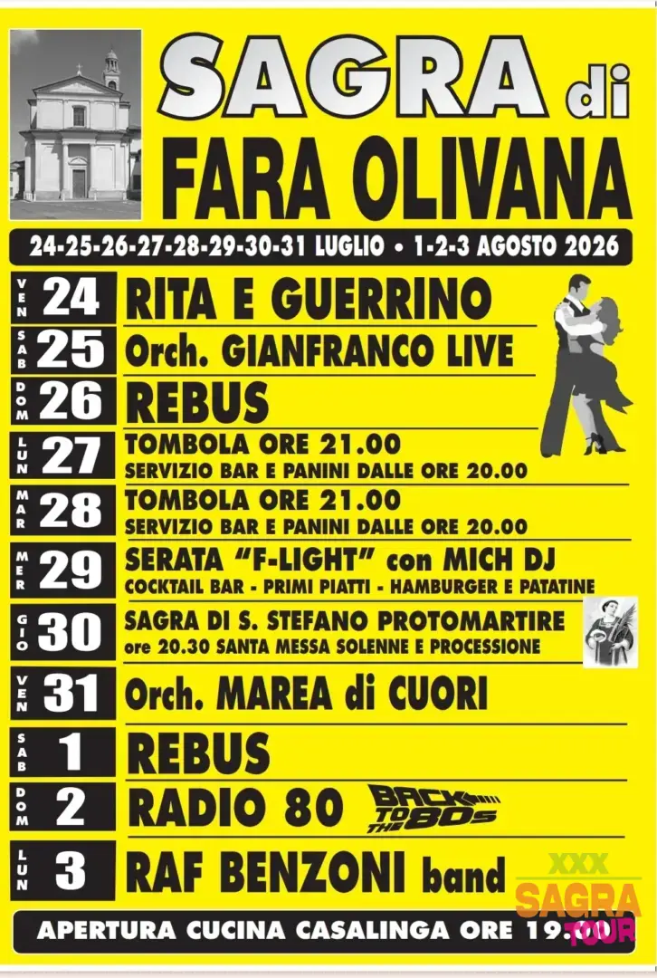 locandina sagra di fara olivana fara olivana con sola
