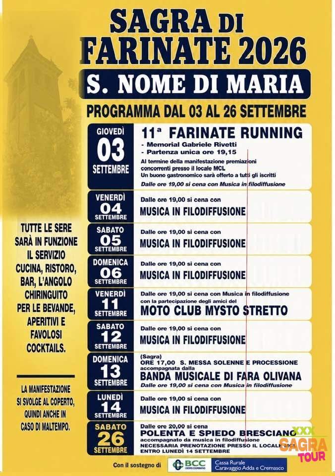 locandina sagra di farinate capralba
