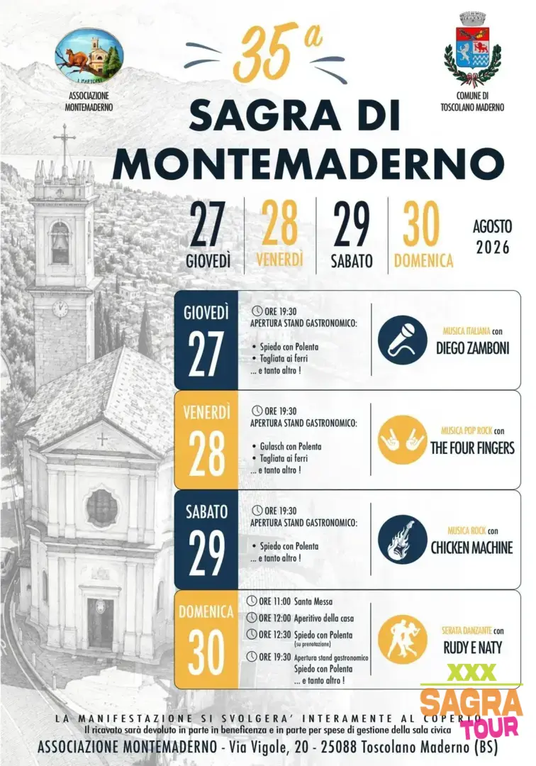 locandina sagra di montemaderno toscolano maderno