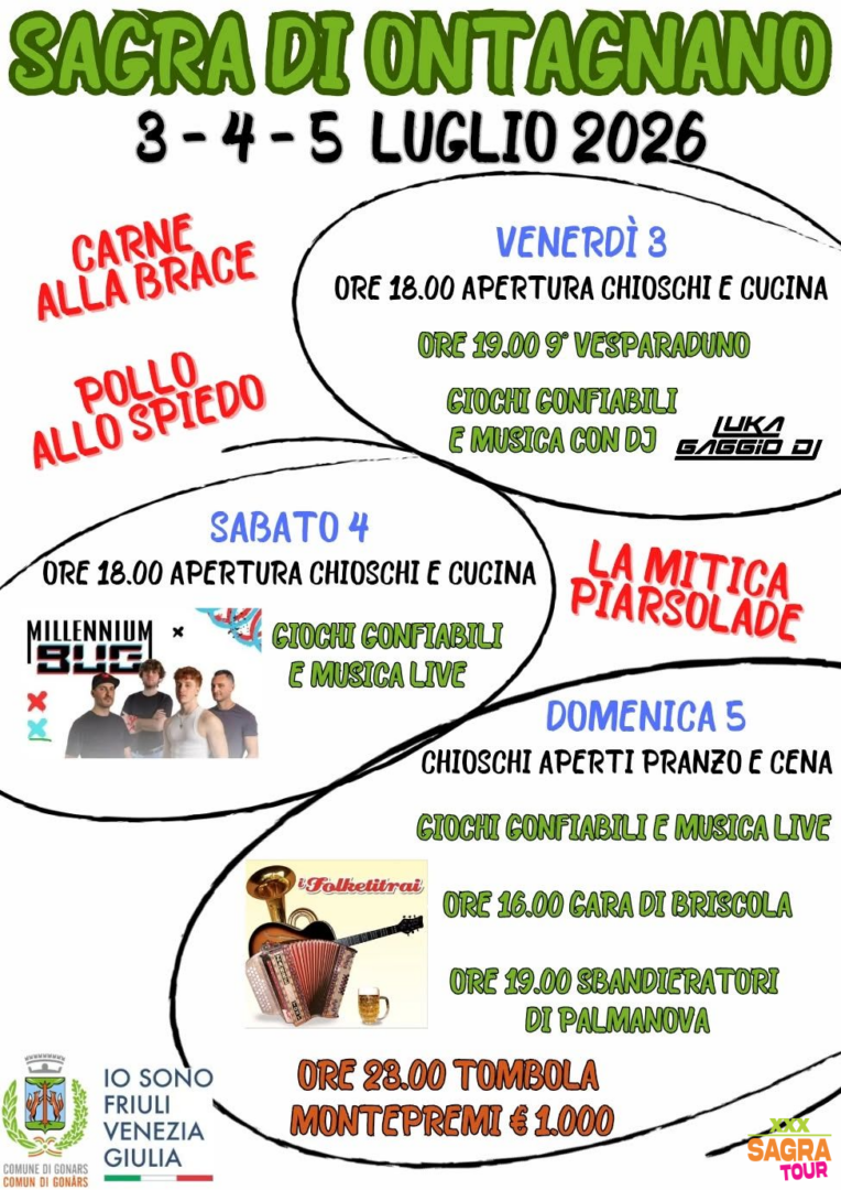locandina sagra di ontagnano gonars