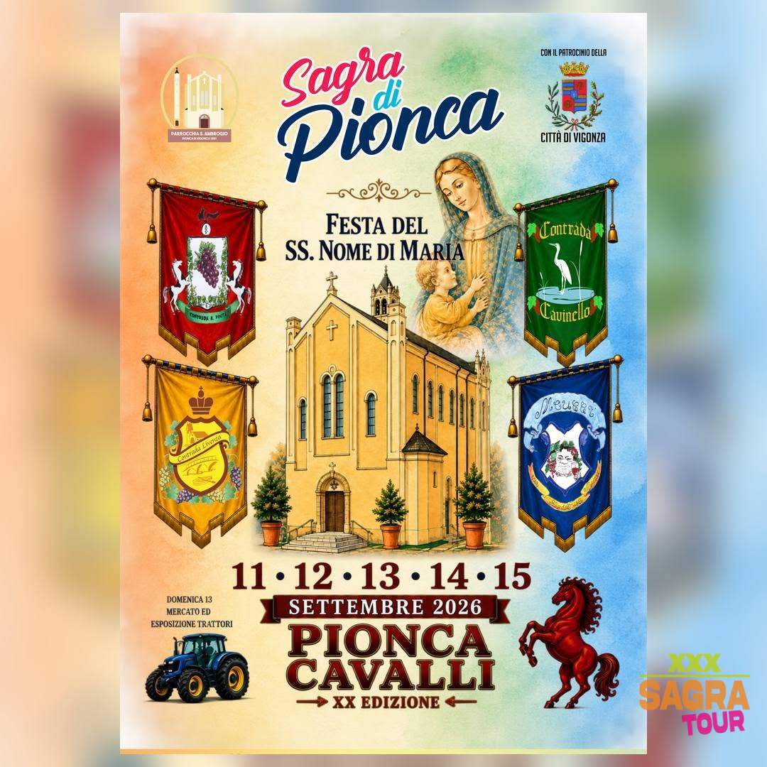 locandina sagra di pionca vigonza