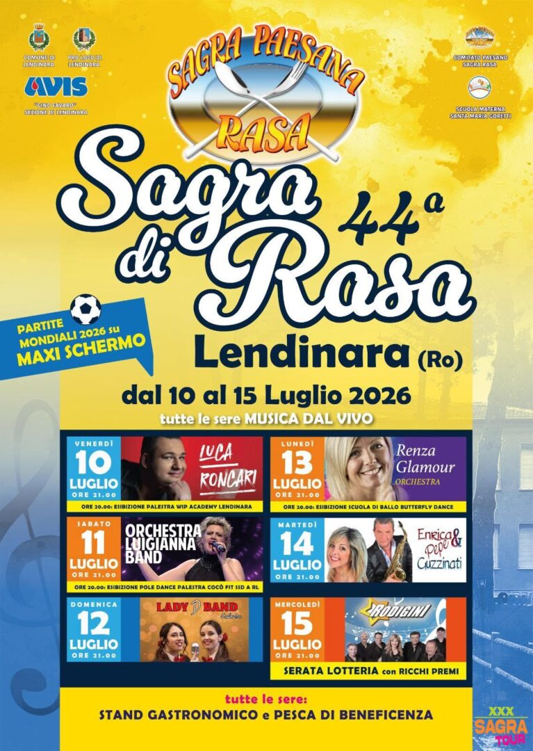 locandina sagra di rasa lendinara
