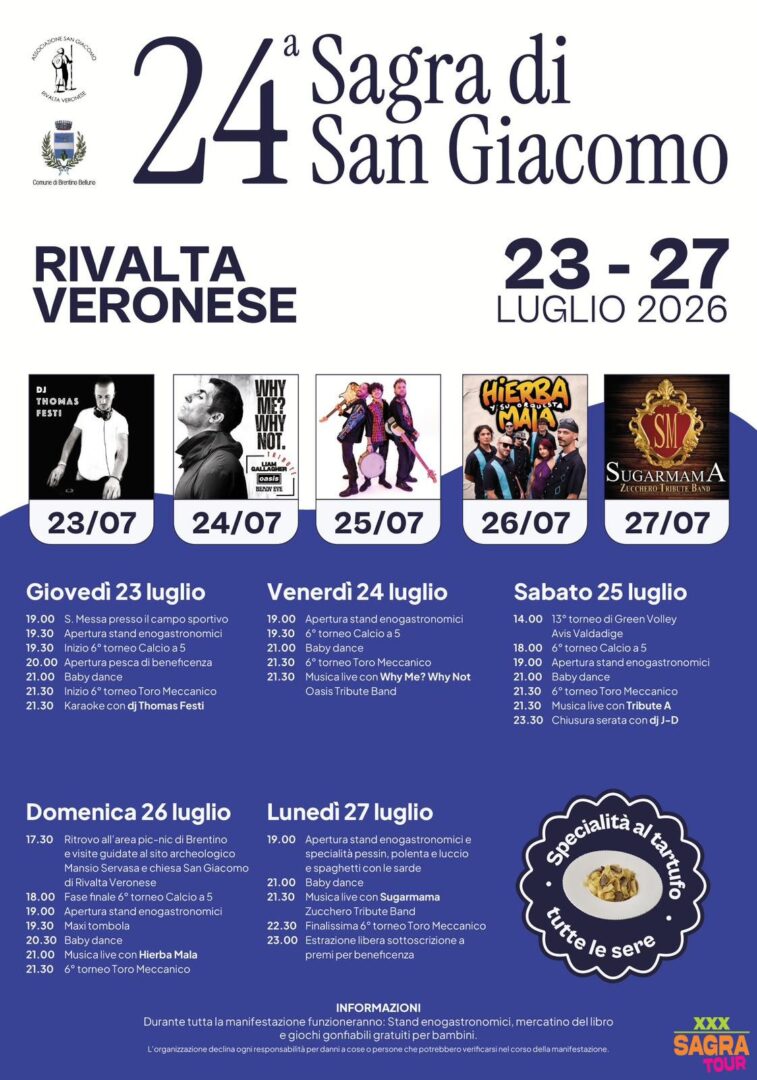 locandina sagra di san giacomo rivalta veronese