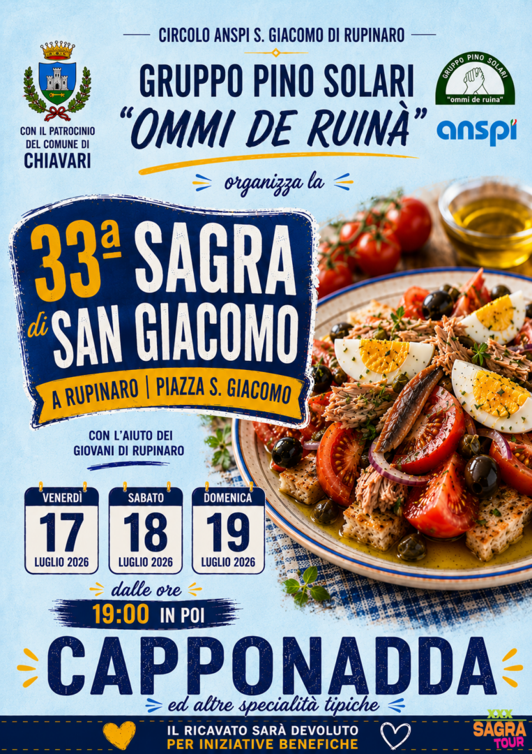 locandina sagra di san giacomo rupinaro