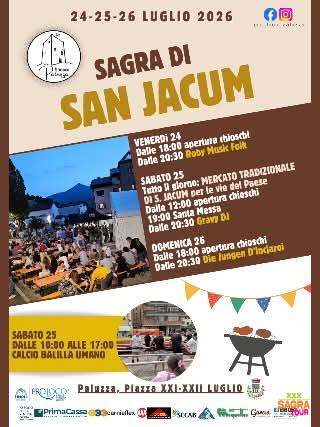 locandina sagra di san jacum paluzza