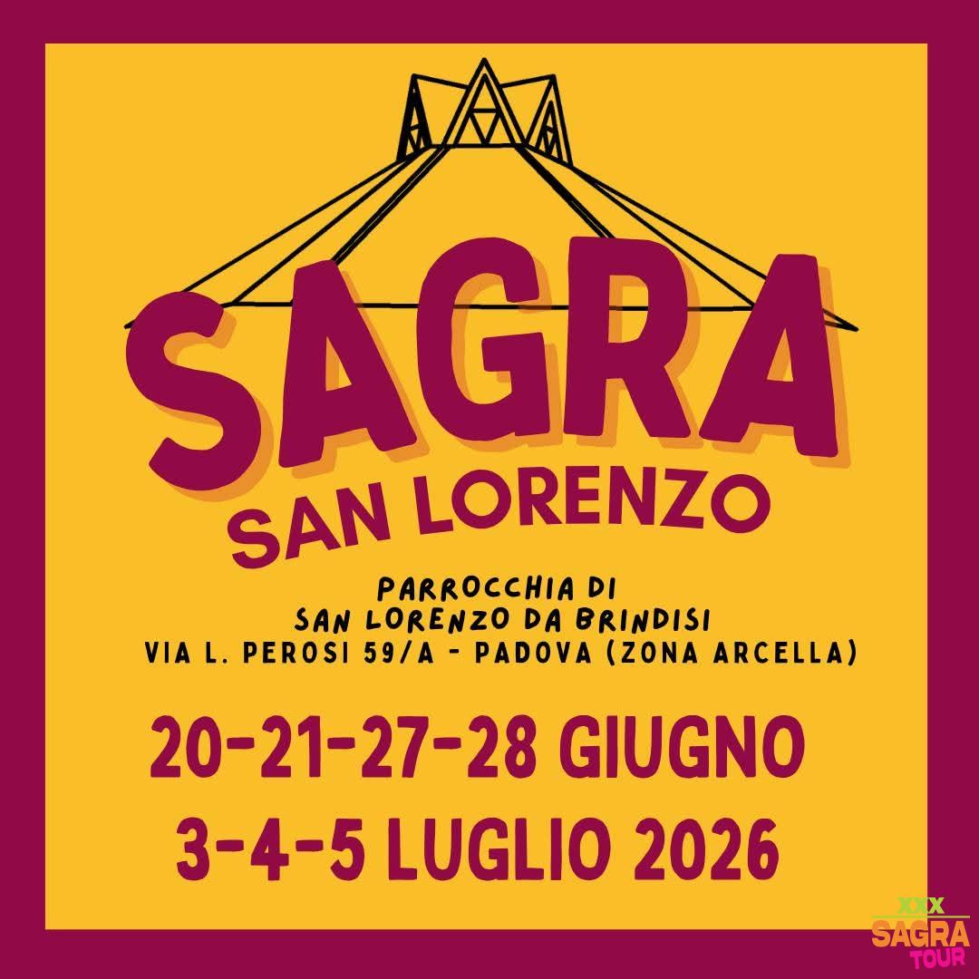 locandina sagra di san lorenzo via perosi