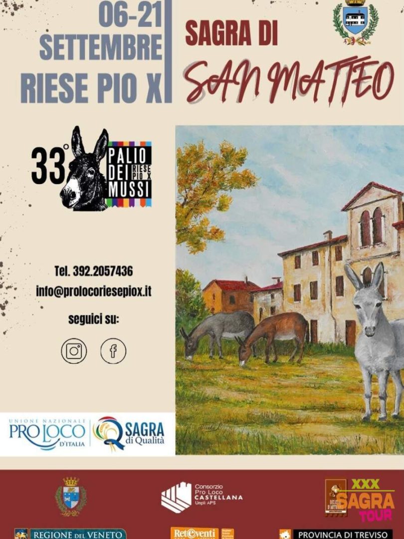 locandina sagra di san matteo riese pio x