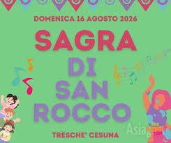 locandina sagra di san rocco cesuna