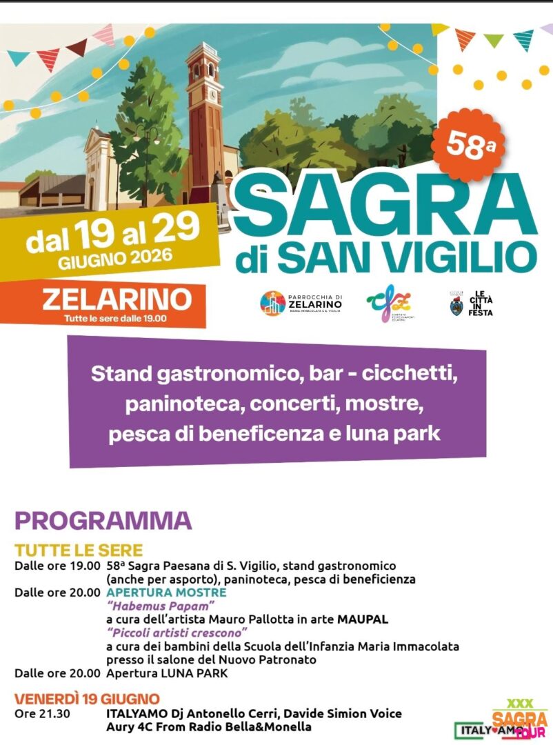 locandina sagra di san vigilio zelarino