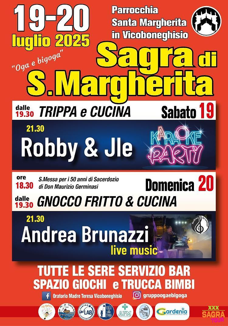 locandina sagra di santa margherita vicoboneghisio