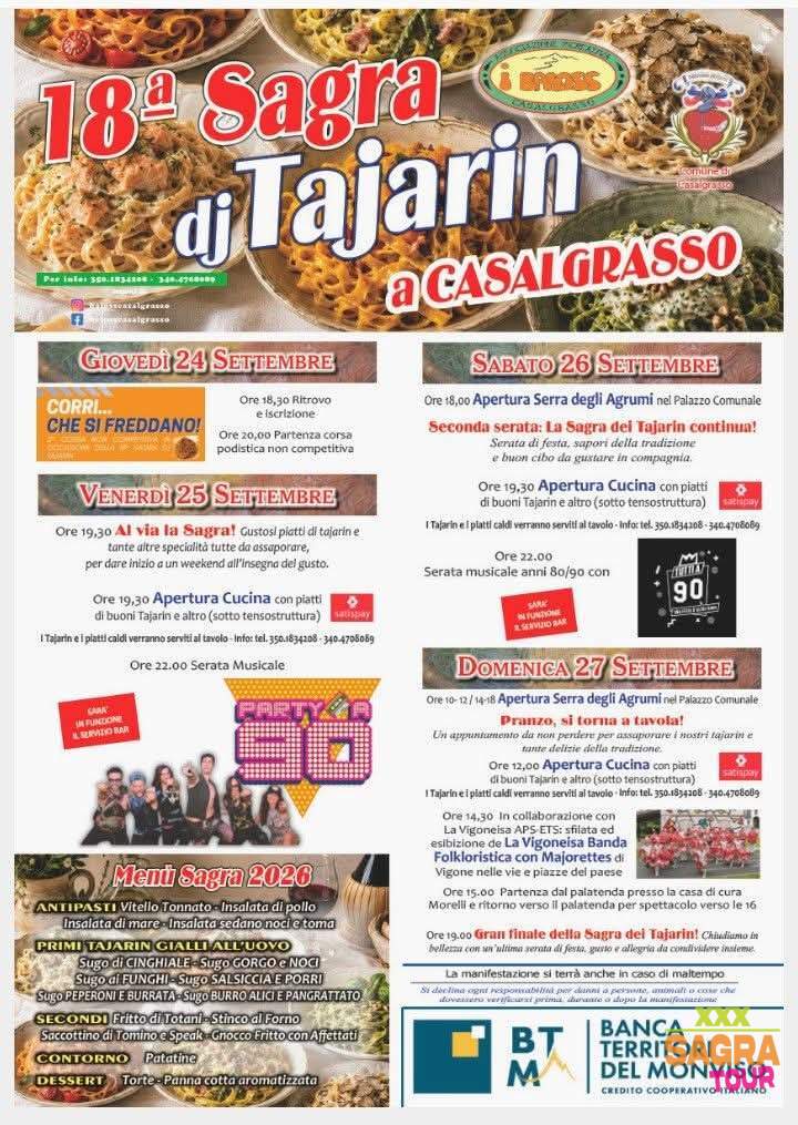 Sagra di Tajarin