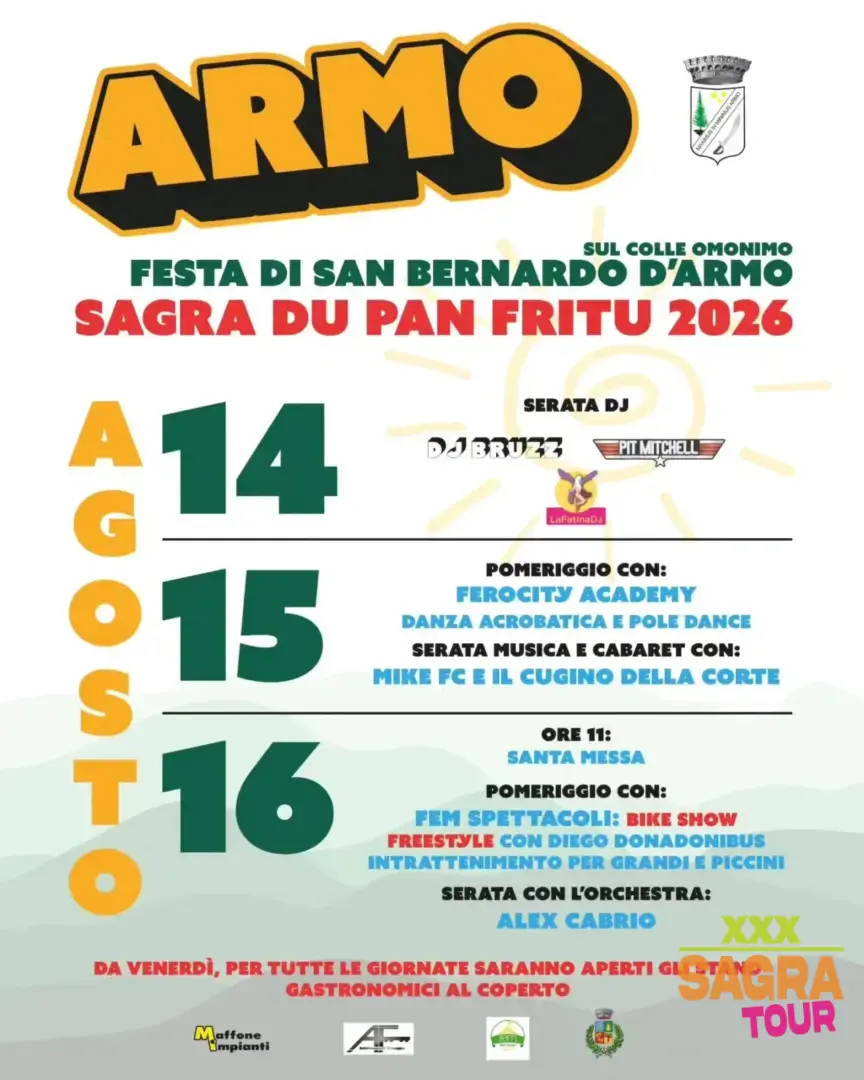 locandina sagra du pan fritu armo