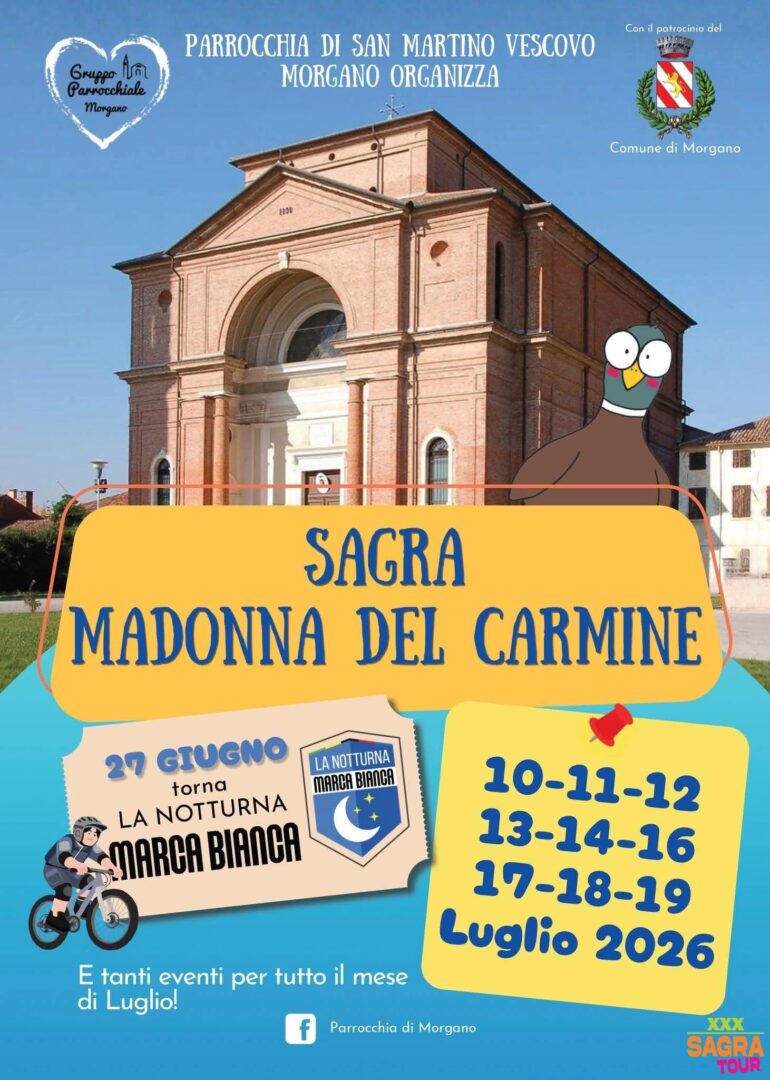 locandina sagra madonna del carmine morgano