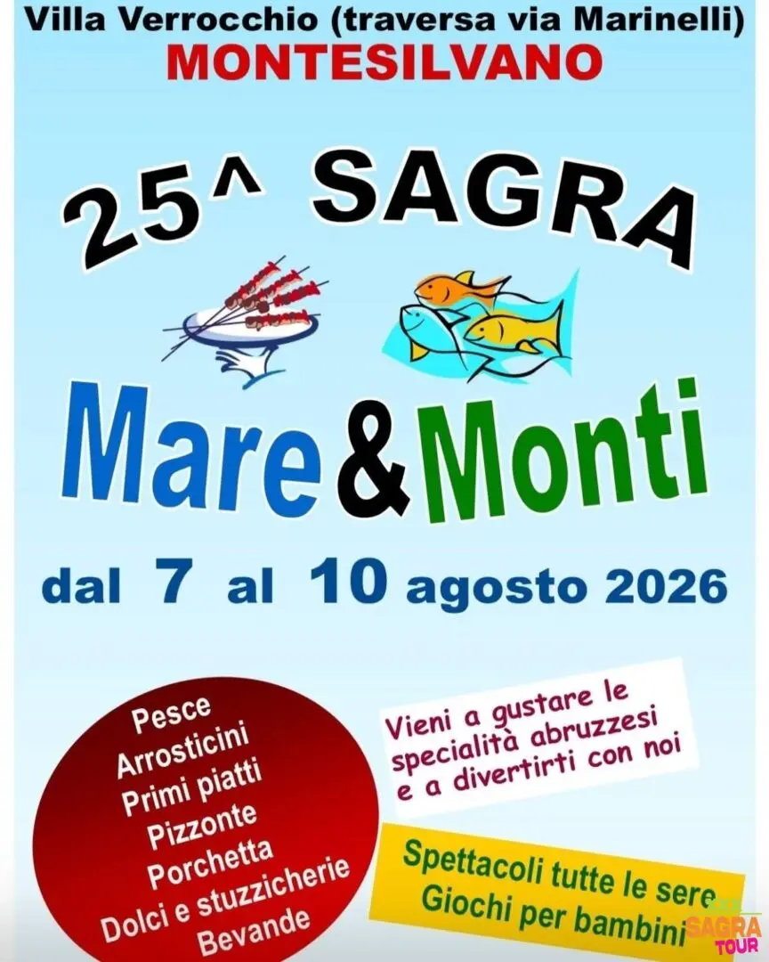 locandina sagra mare & monti montesilvano