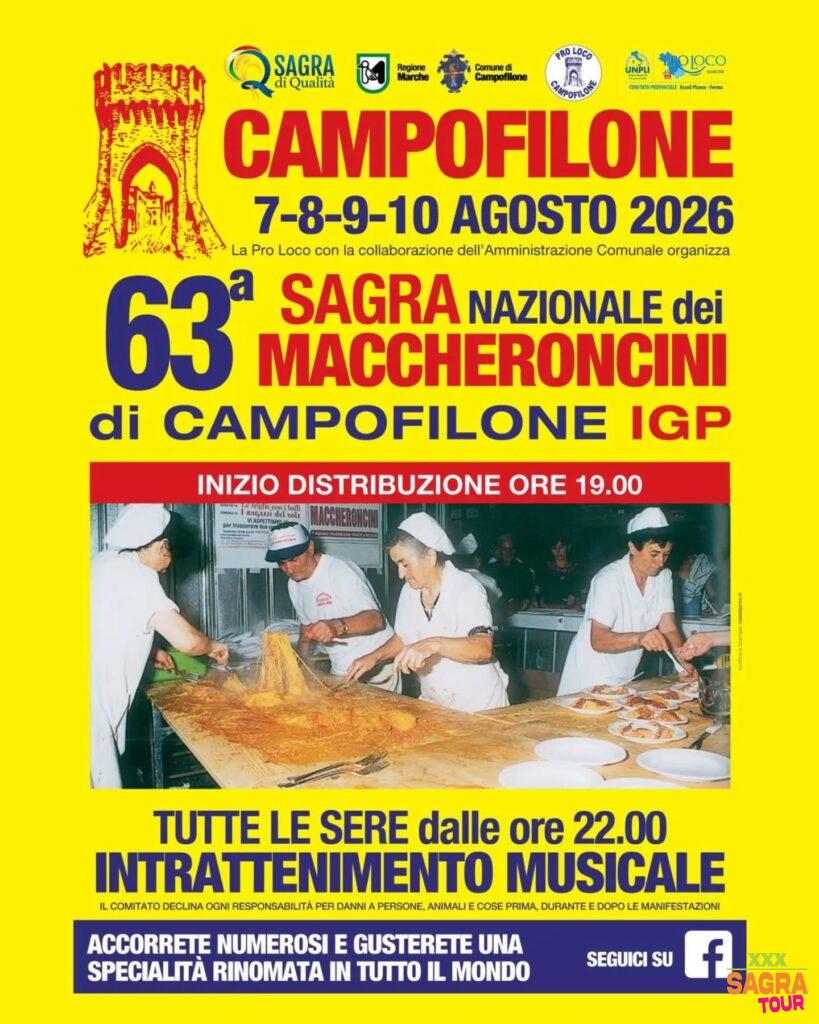 Sagra nazionale dei maccheroncini di campofilone i.g.p.