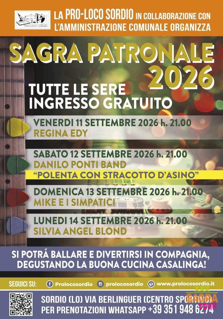 locandina sagra patronale sordio