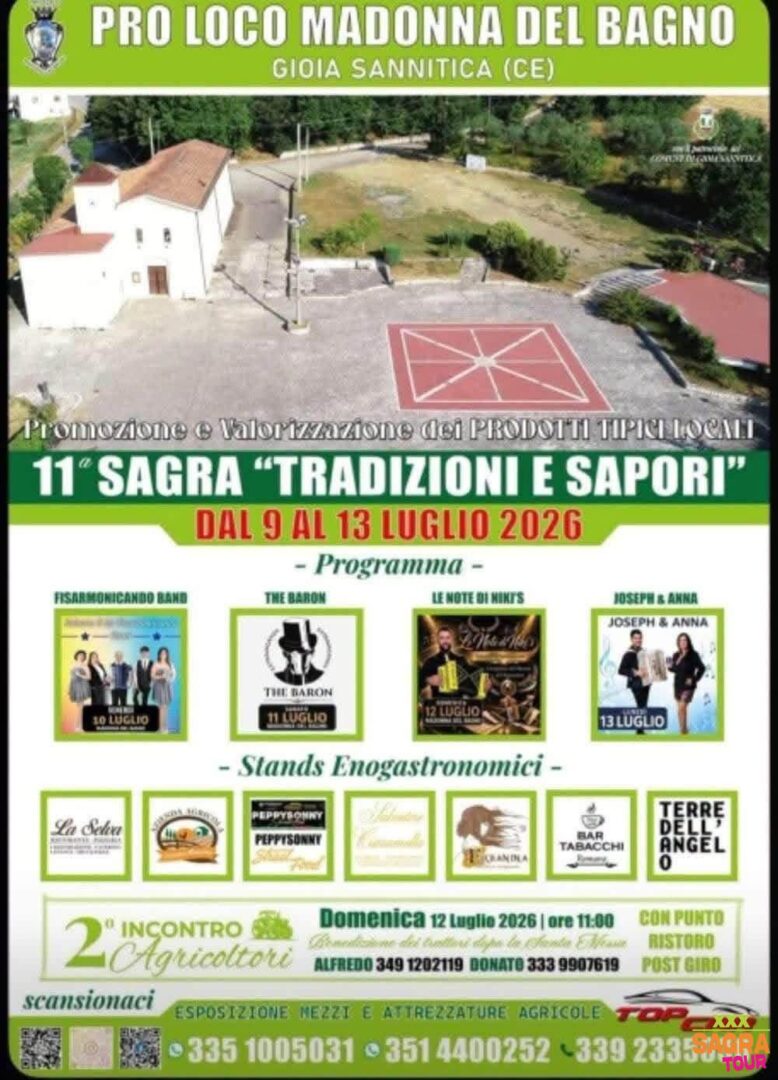 locandina sagra “tradizioni e sapori” gioia sannitica