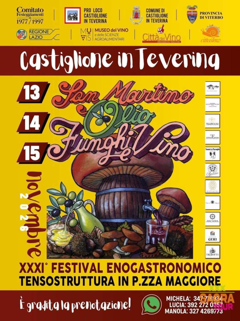 San Martino Olio, Funghi e Vino
