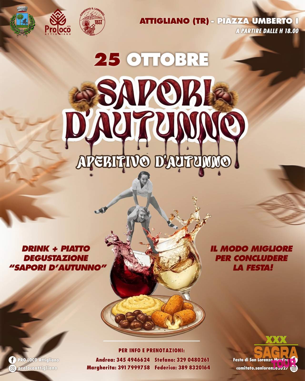 locandina sapori d’autunno attigliano
