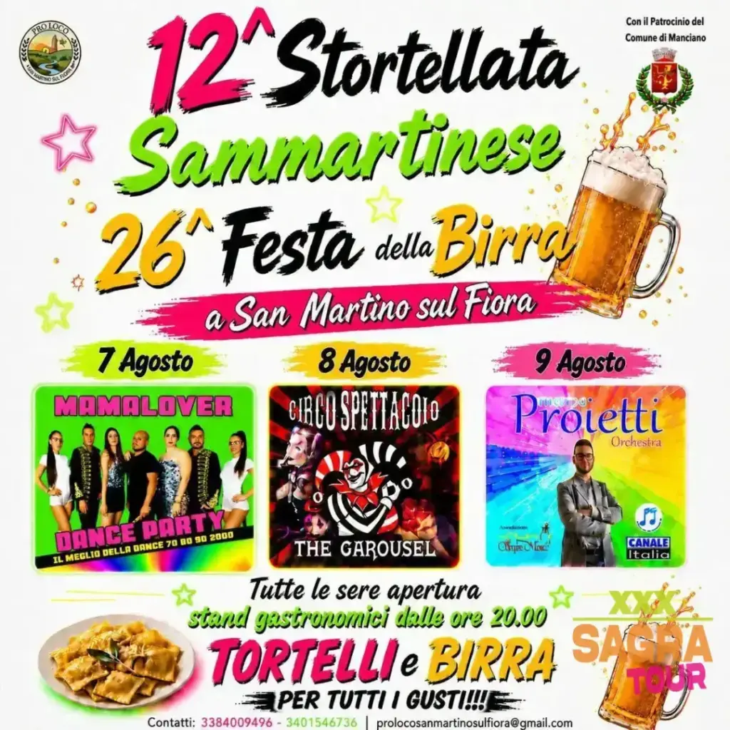 Stortellata Sammartinese e Festa della Birra