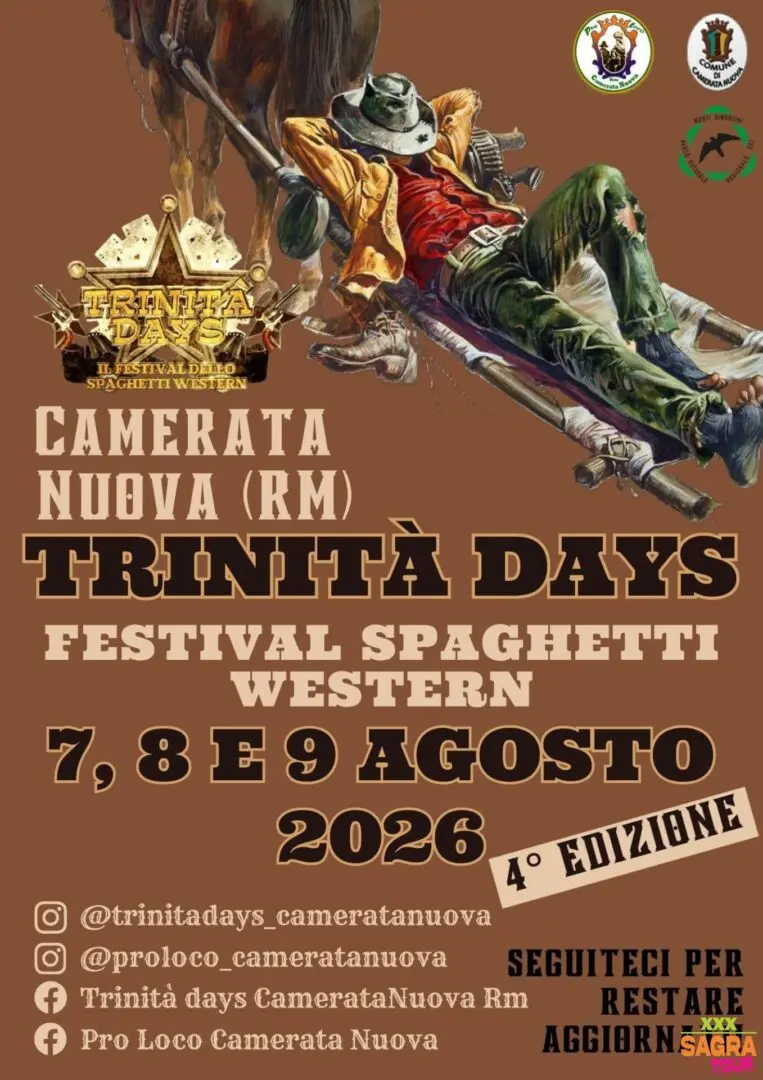locandina trinità days camerata nuova