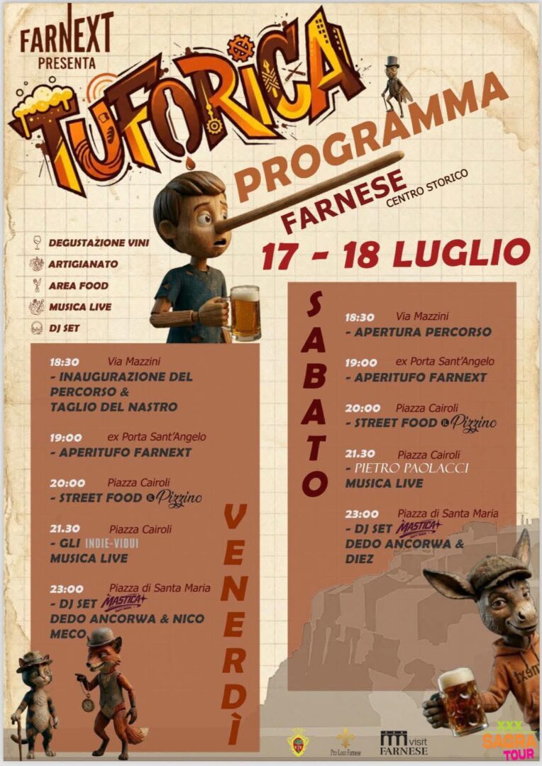 locandina tuforica farnese