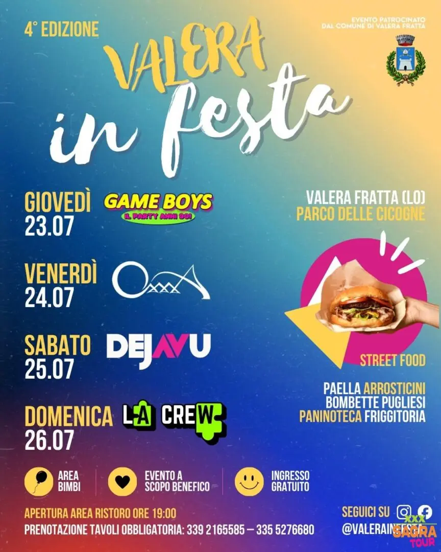 locandina valera in festa valera fratta